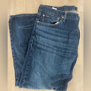 Ralph Lauren Men's Straight-Leg Dark Blue Denim Jeans